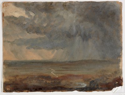 Stürmische Landschaft, ca. 1832 von Thomas Cole